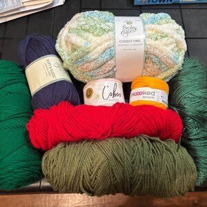 Yarn Lot of 8 Skeins